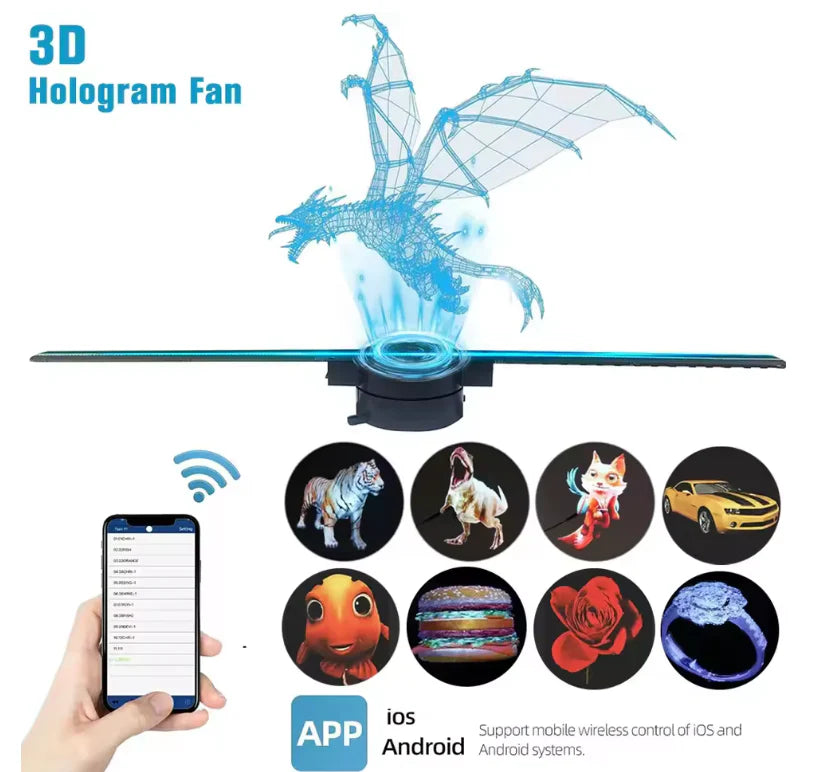 Stitch 3D Hologram Fan