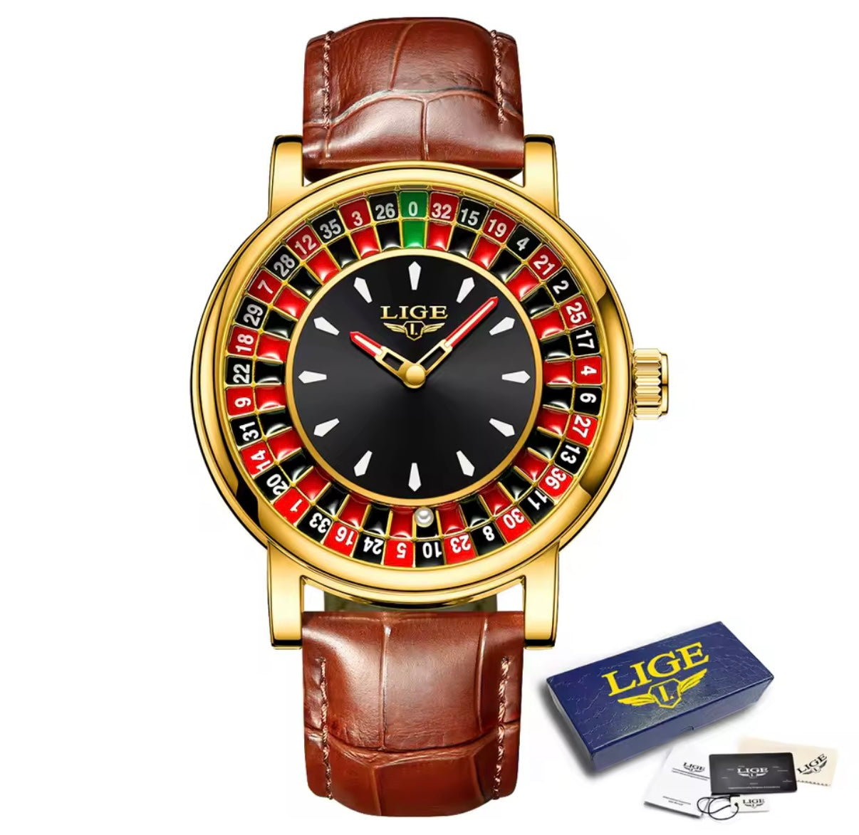 Roulette dial watch