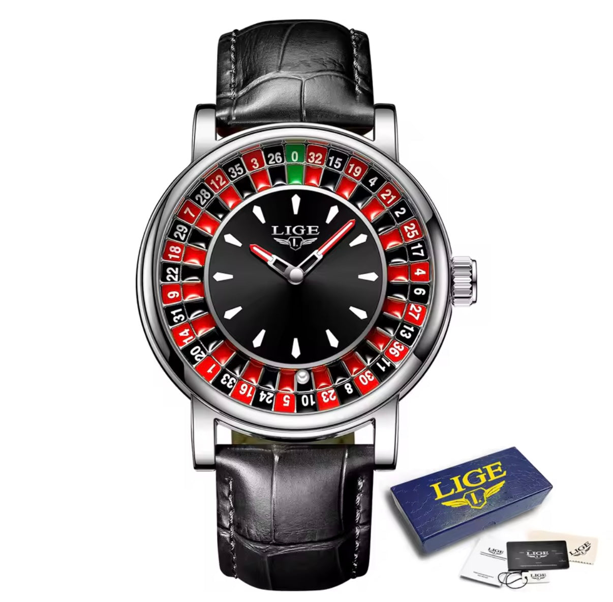 Roulette dial watch