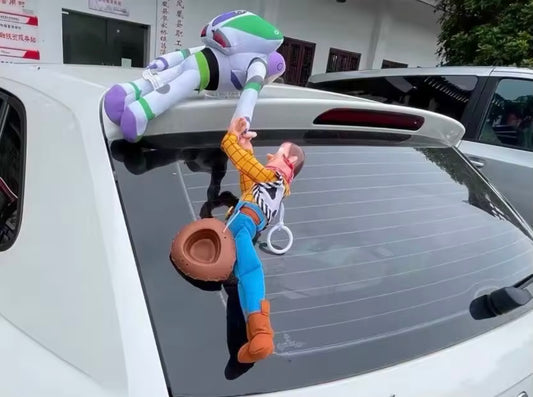 Hanging Toy Story dolls
