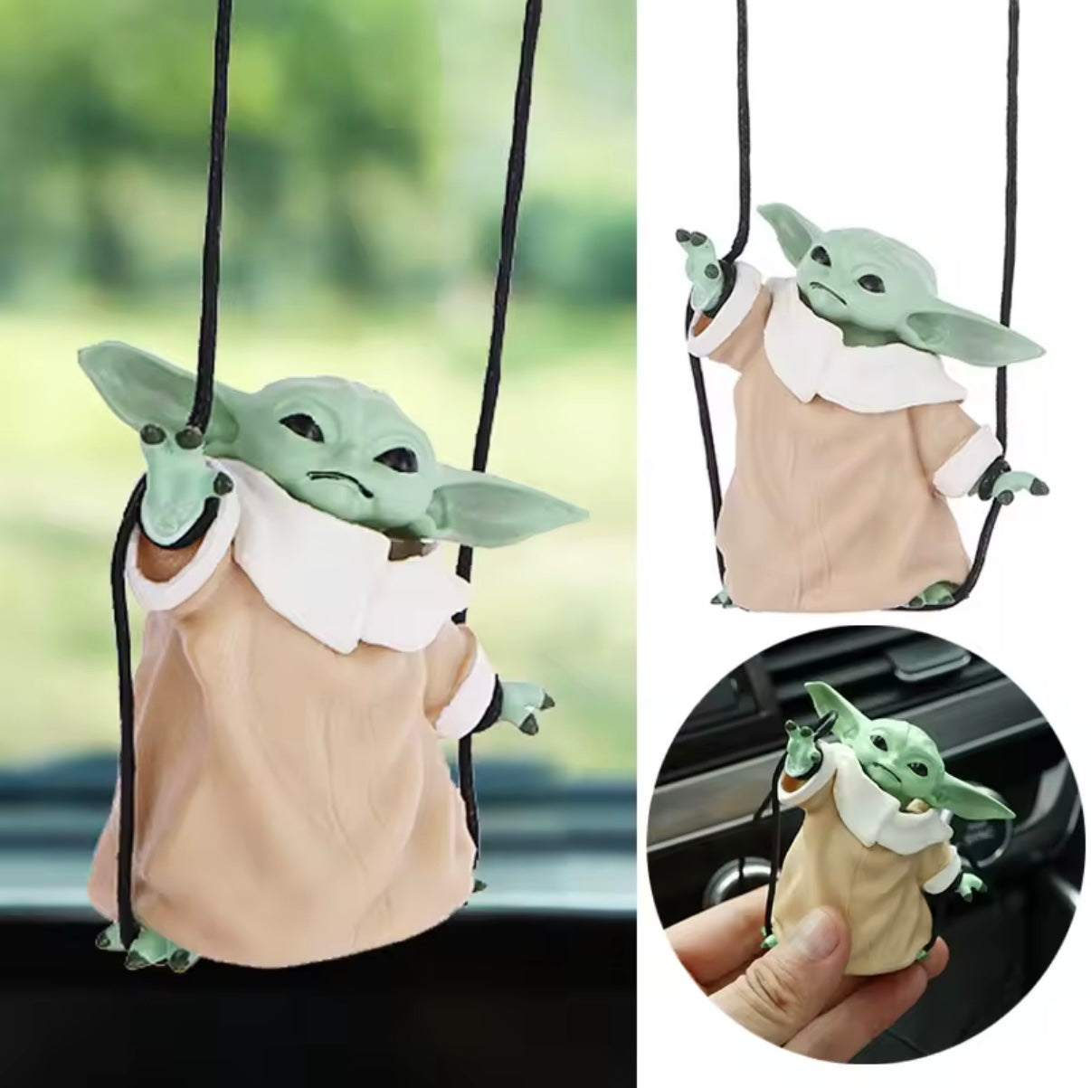 Swinging yoda